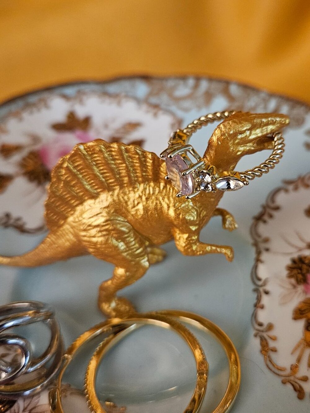 Dinosaur Ring Holder